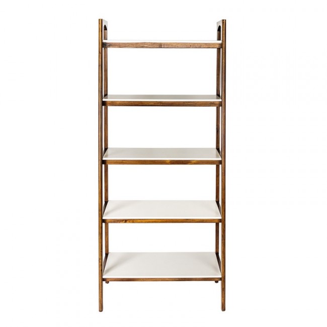MP138-0128 Parker Shelf, Pecan & Cream White