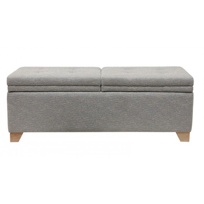 Picture of Madison Park MP105-0189 Ashcroft Storage Bench&#44; Grey - 19.5 x 52.25 x 17.25 in.