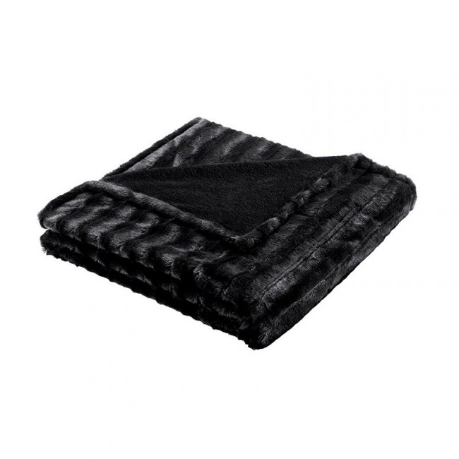 Picture of Beautyrest BR50-0750 50 x 70 in. Heated Duke Faux Fur Heated Throw - Black