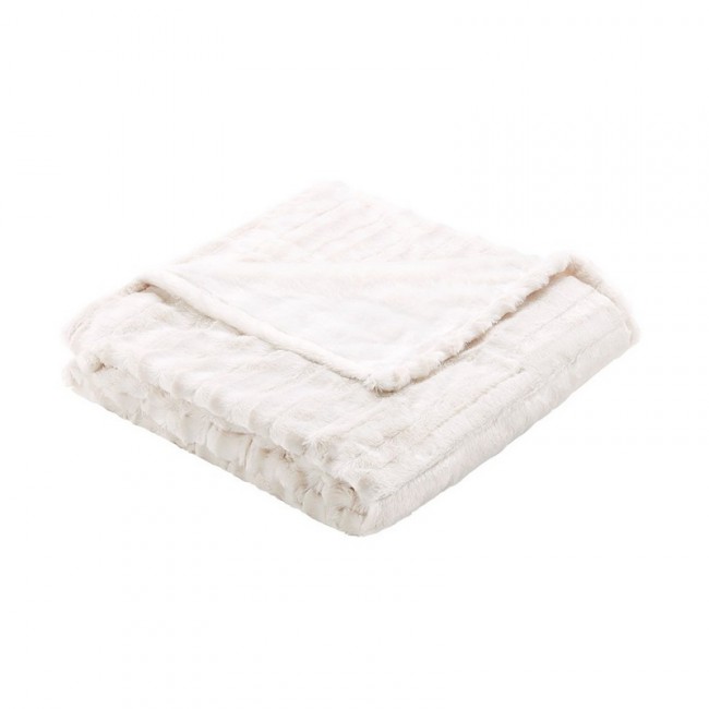 Picture of Beautyrest BR50-0751 50 x 70 in. Heated Duke Faux Fur Heated Throw - Champagne