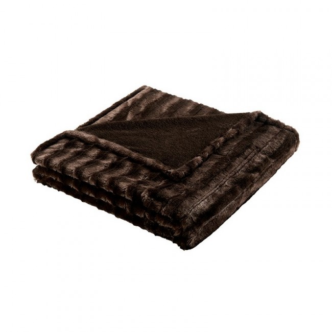 Picture of Beautyrest BR50-0752 50 x 70 in. Heated Duke Faux Fur Heated Throw - Chocolate