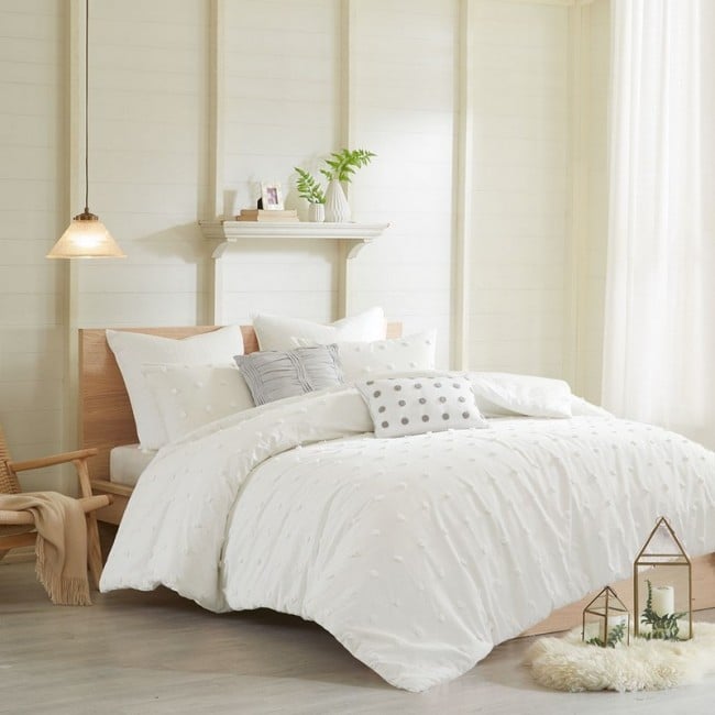 Brooklyn Duvet Set, Ivory - King & Cal King