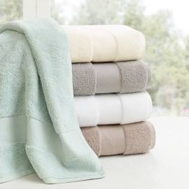 Bath Towel Set, White - 6 Piece