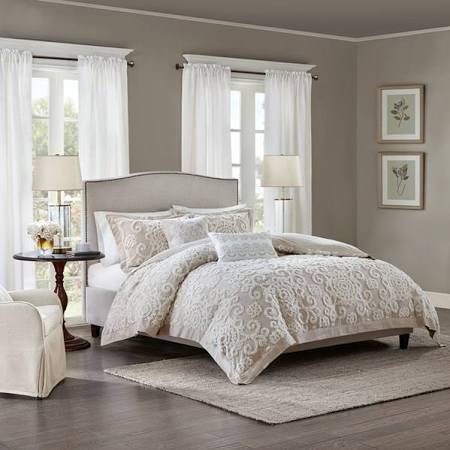 King Cotton Duvet Mini Set - Taupe - Elegant Design