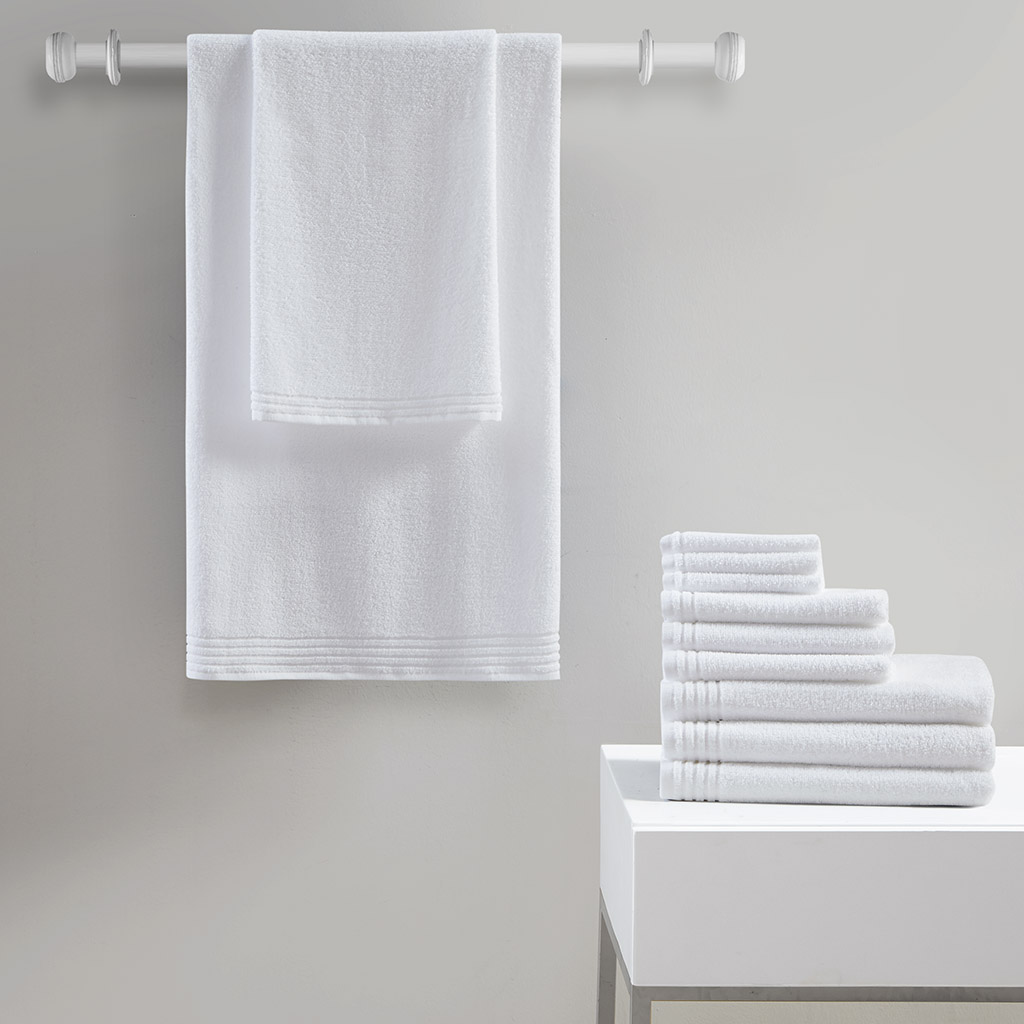 Picture of 510 Design 5DS73-0200 White 100 Percent Cotton Bath Towel Set - 12 Piece