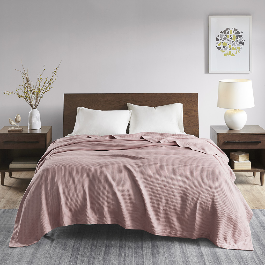Egyptian Cotton King Blanket - Rose - Ultra-Soft & Durable