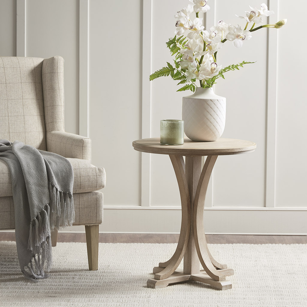 MT120-0023 Reclaimed Wheat Fatima Accent Table