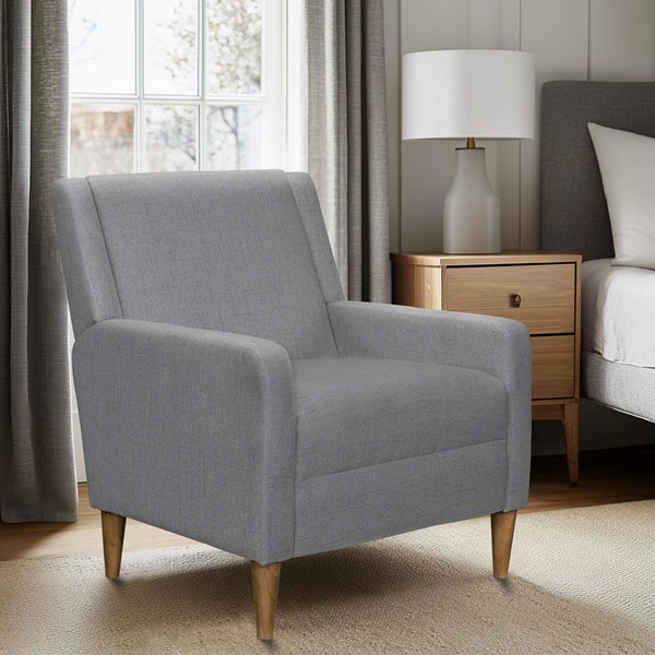 Picture of 510 Design 5DS100-0054 Juno Upholstered Accent Armchair&#44; Light Gray