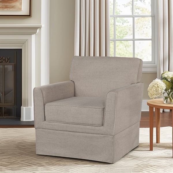 Picture of 510 Design 5DS100-0041 Paula Slipcover Accent Armchair&#44; Light Taupe