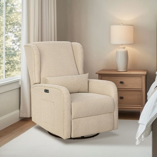 MP103-1271 Candace Power Recliner, Beige