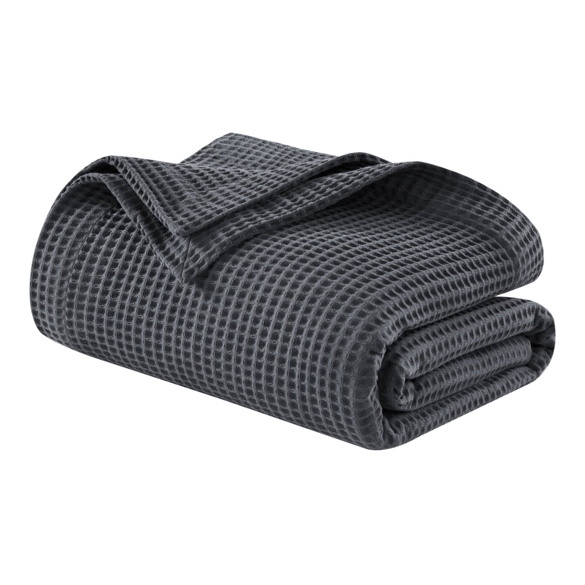 Picture of Madison Park BR51N-5004 Waffle Weave Cotton Blanket