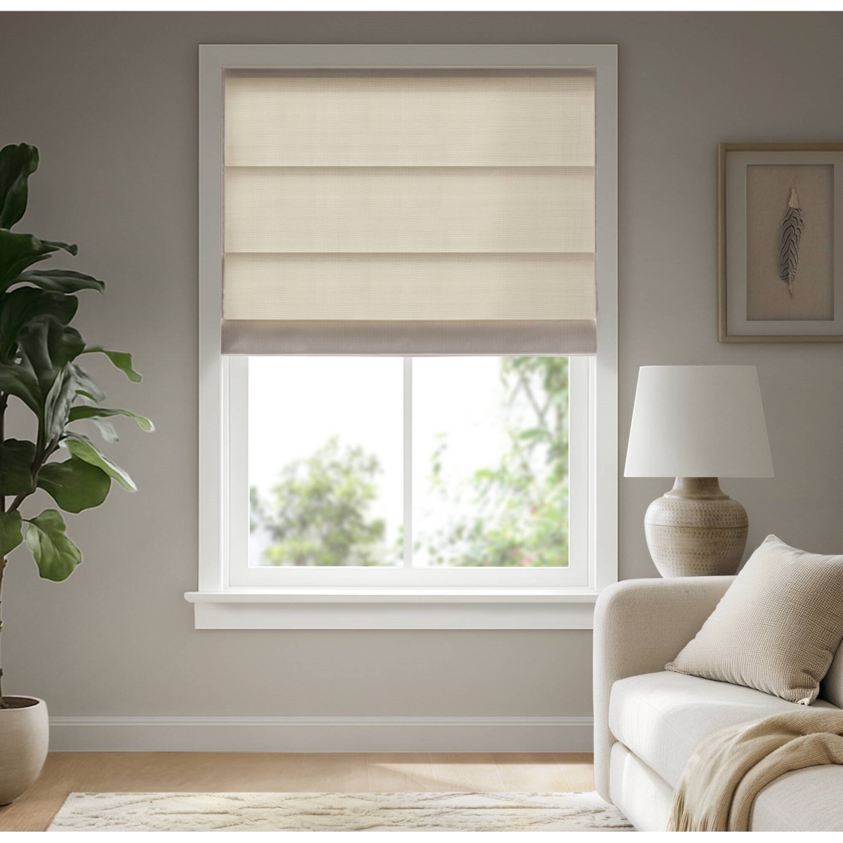 Picture of Madison Park MP40-8786 Cordless Roman Blind  Galen Matte fabric