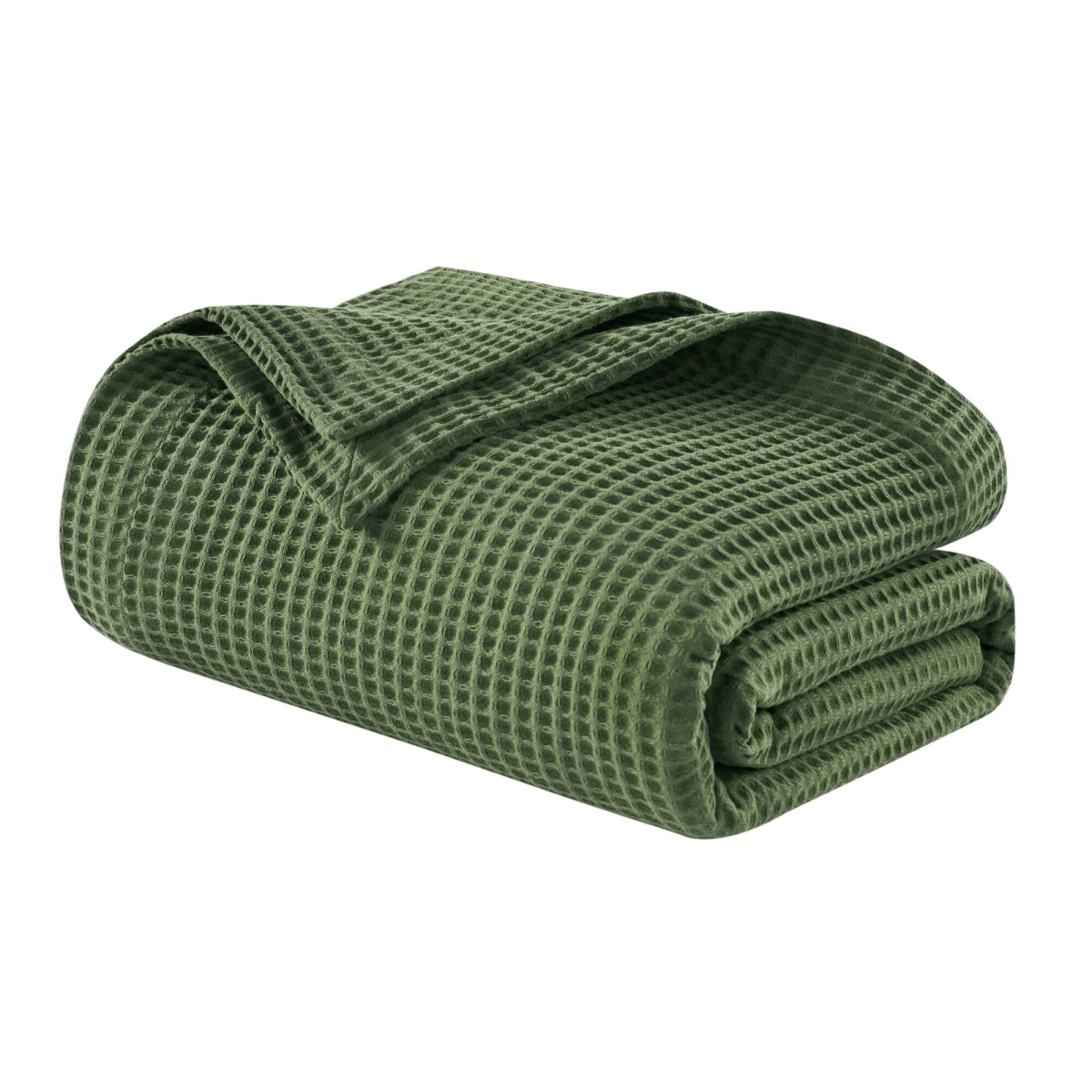 Picture of Madison Park BR51N-5007 Waffle Weave Cotton Blanket