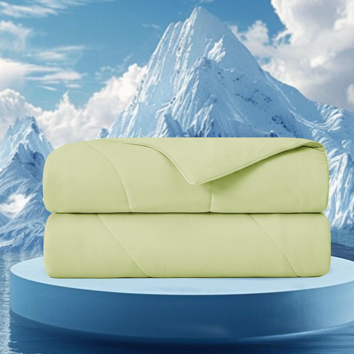 OLX10-0015 Ice Touch Cooling DA Comforter, Sage
