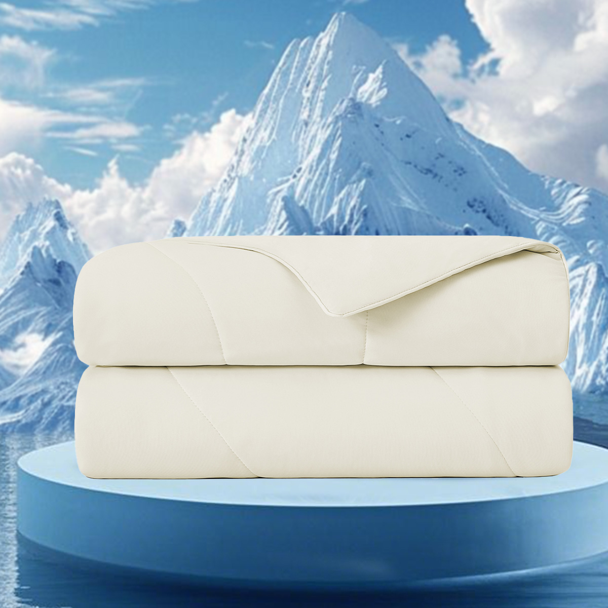 OLX10-0006 Ice Touch Cooling DA Comforter, Ivory