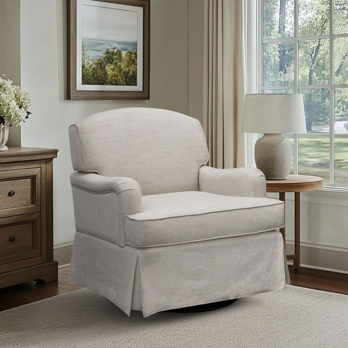 MT1030189 Swivel Glider Skirted ArmChair