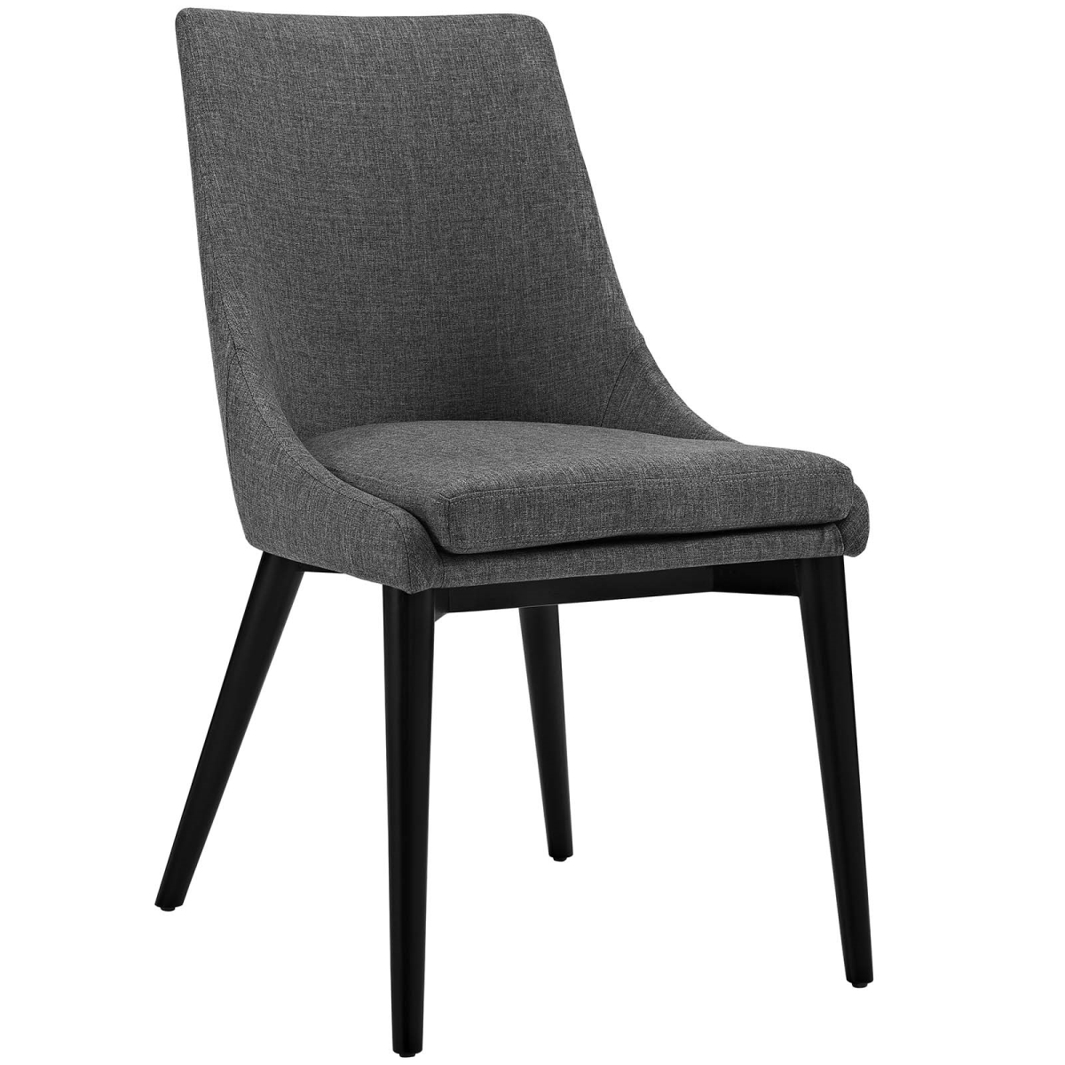 Modway EEI-2227-GRY 34 H x 19 W x 23.5 L in. Viscount Fabric Dining Chair, Gray -  Modway Furniture