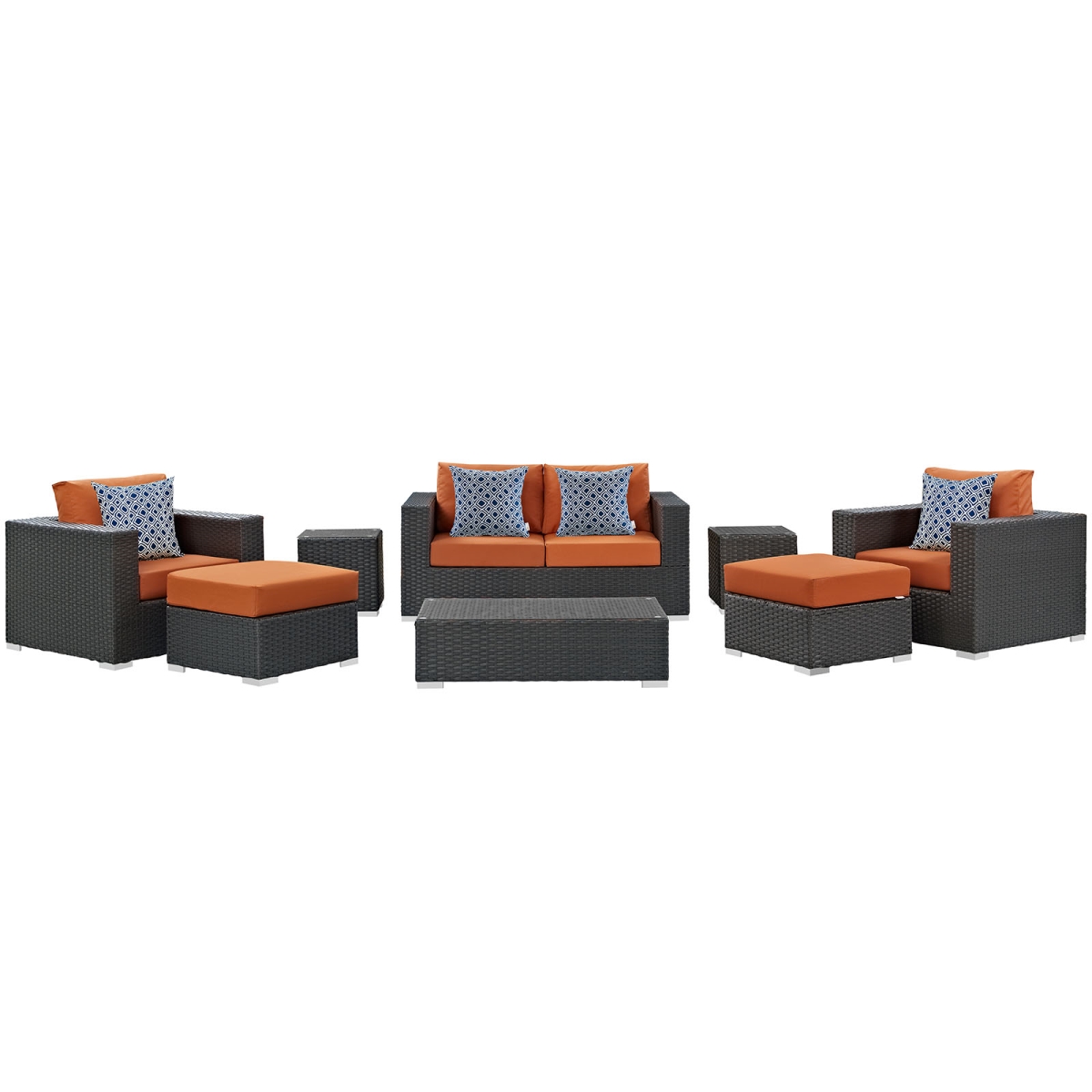 Modway Furniture EEI-2376-CHC-TUS-SET