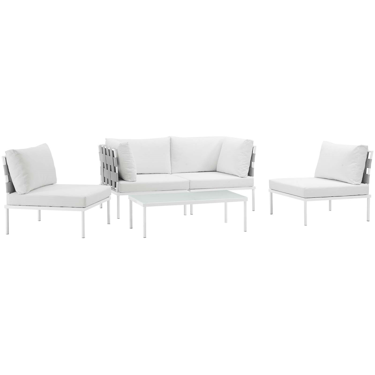 Modway Furniture EEI-2622-WHI-WHI-SET