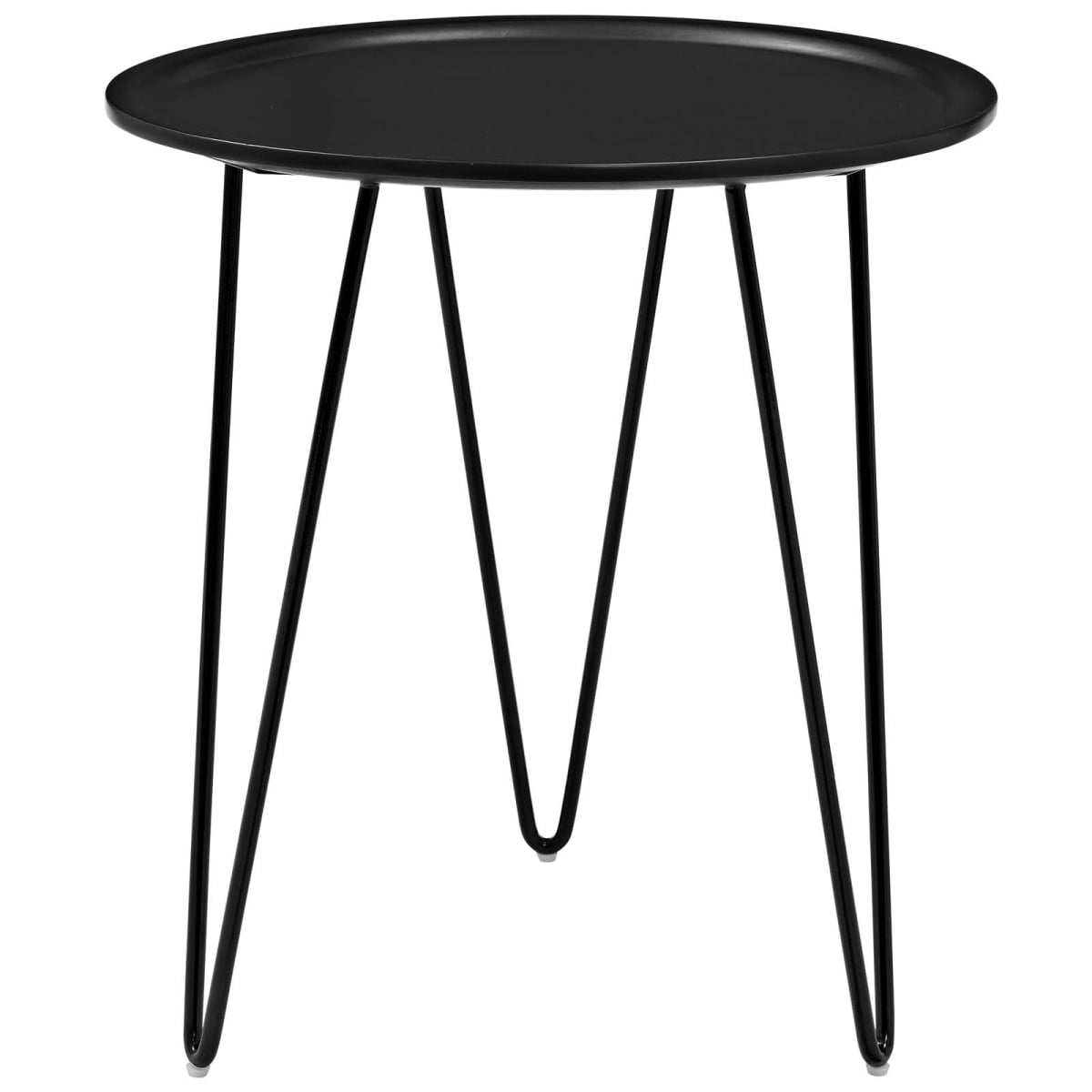 EEI-2677-BLK Digress Side Table - Black, 20 x 18.5 x 18.5 in.