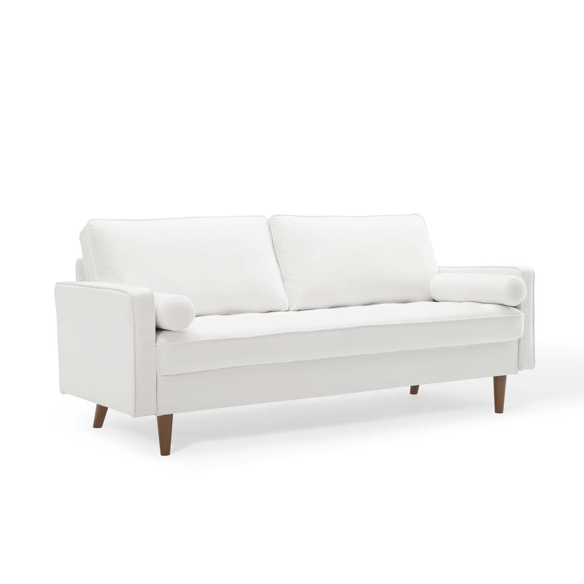 EEI-3764-WHI Valour Performance Velvet Sofa - White