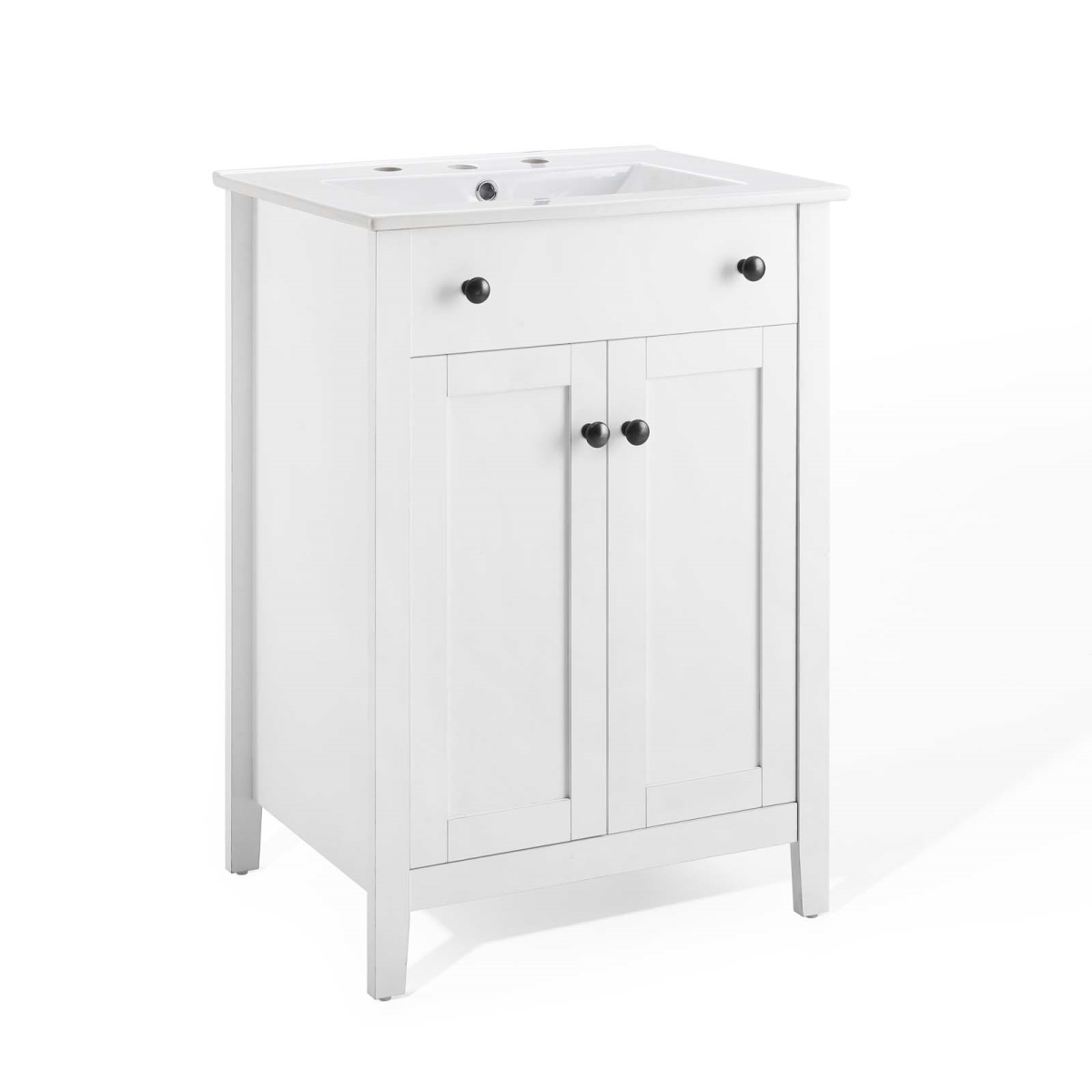 24 in. Nantucket Bathroom Vanity - White