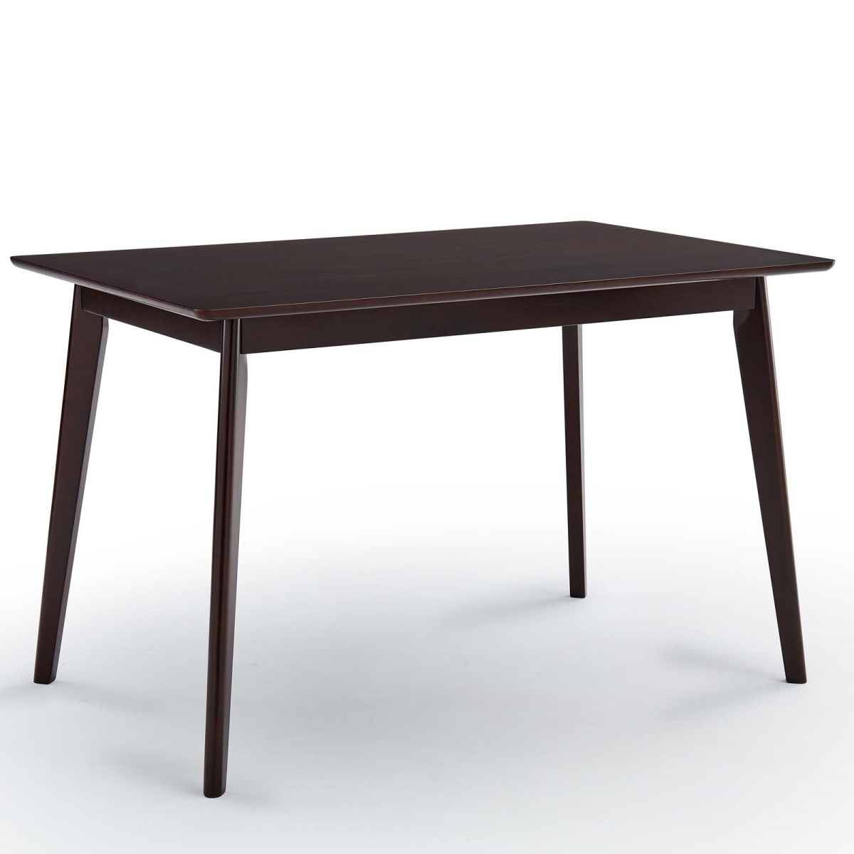 EEI-3746-CAP 47 in. Oracle Rectangle Dining Table - Cappuccino