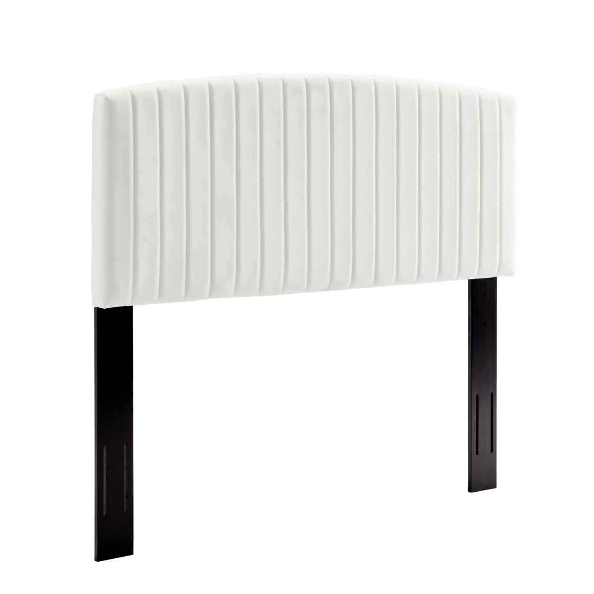 Rebecca Performance Velvet Full & Queen Headboard - White