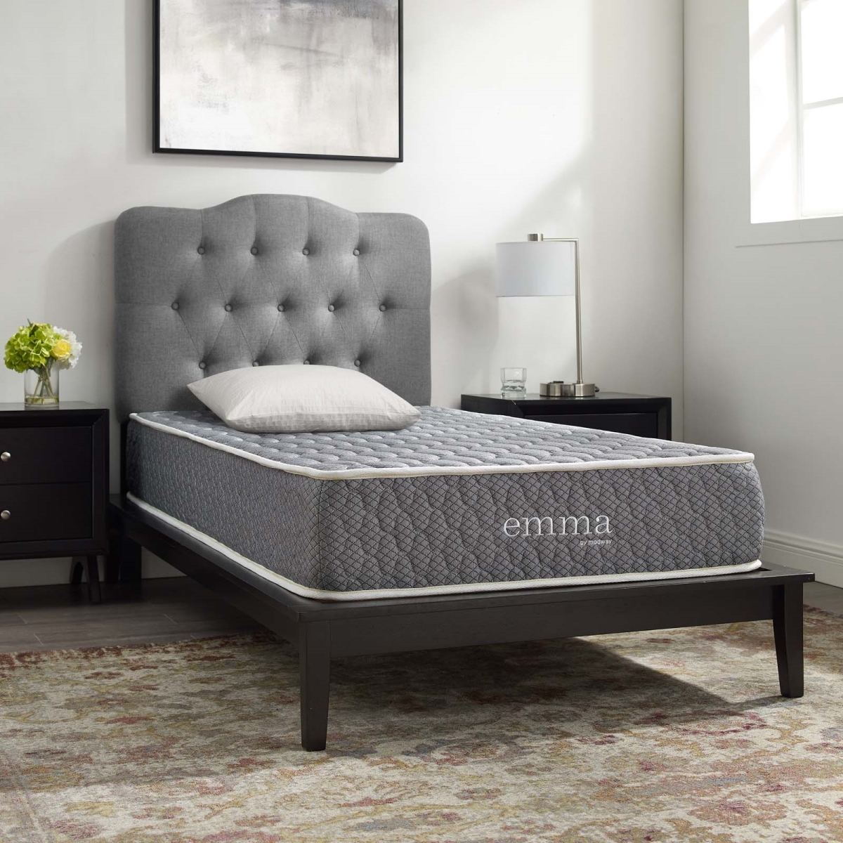 MOD-6260-WHI 10 in. Emma Twin Mattress