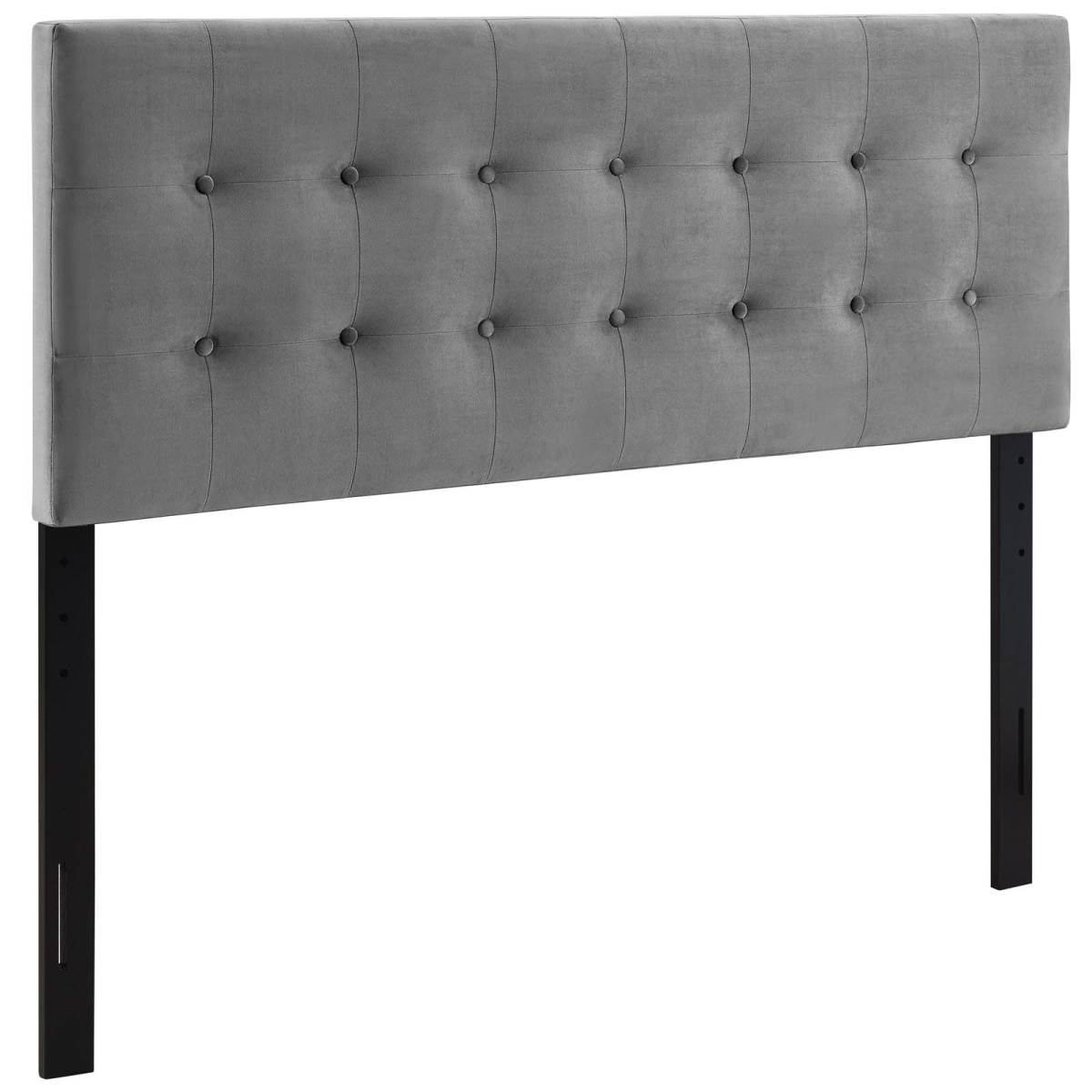 Picture of Modway MOD-6115-GRY Emily Full Biscuit Tufted Performance Velvet Headboard, Gray