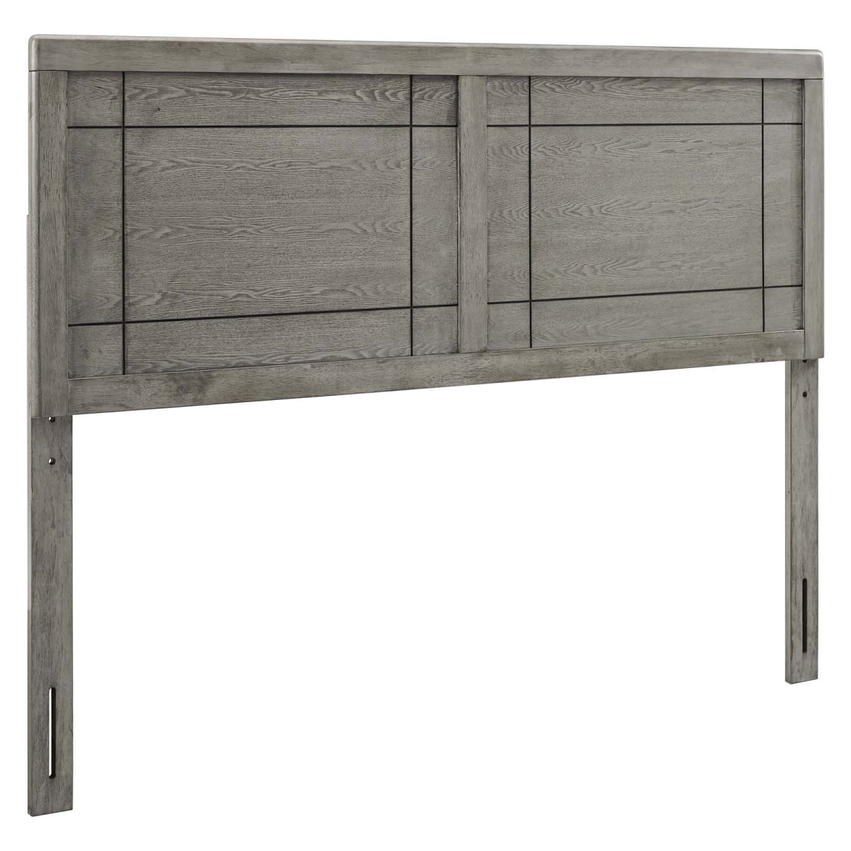 Archie Wood Headboard - Gray - Queen Size