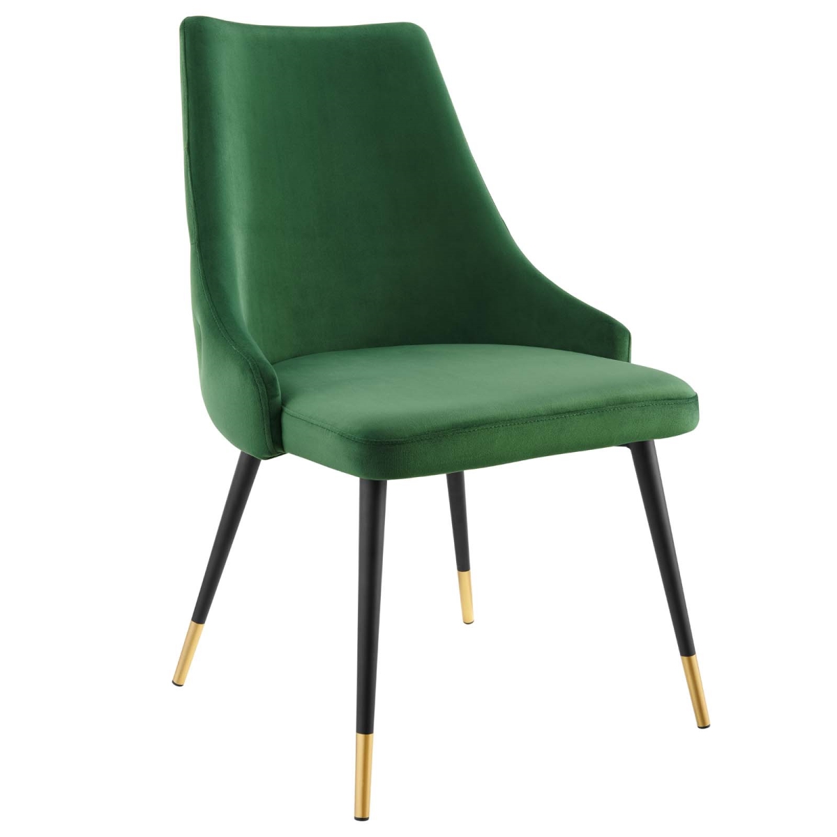EEI-3907-EME Adorn Tufted Performance Velvet Dining Side Chair, Emerald