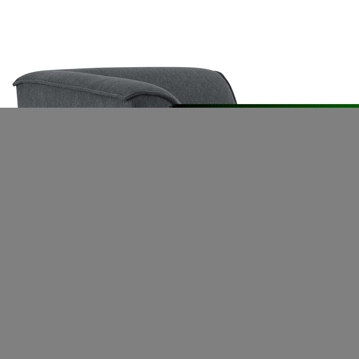 EEI-4417-CHA Comprise Corner Sectional Sofa Chair, Charcoal