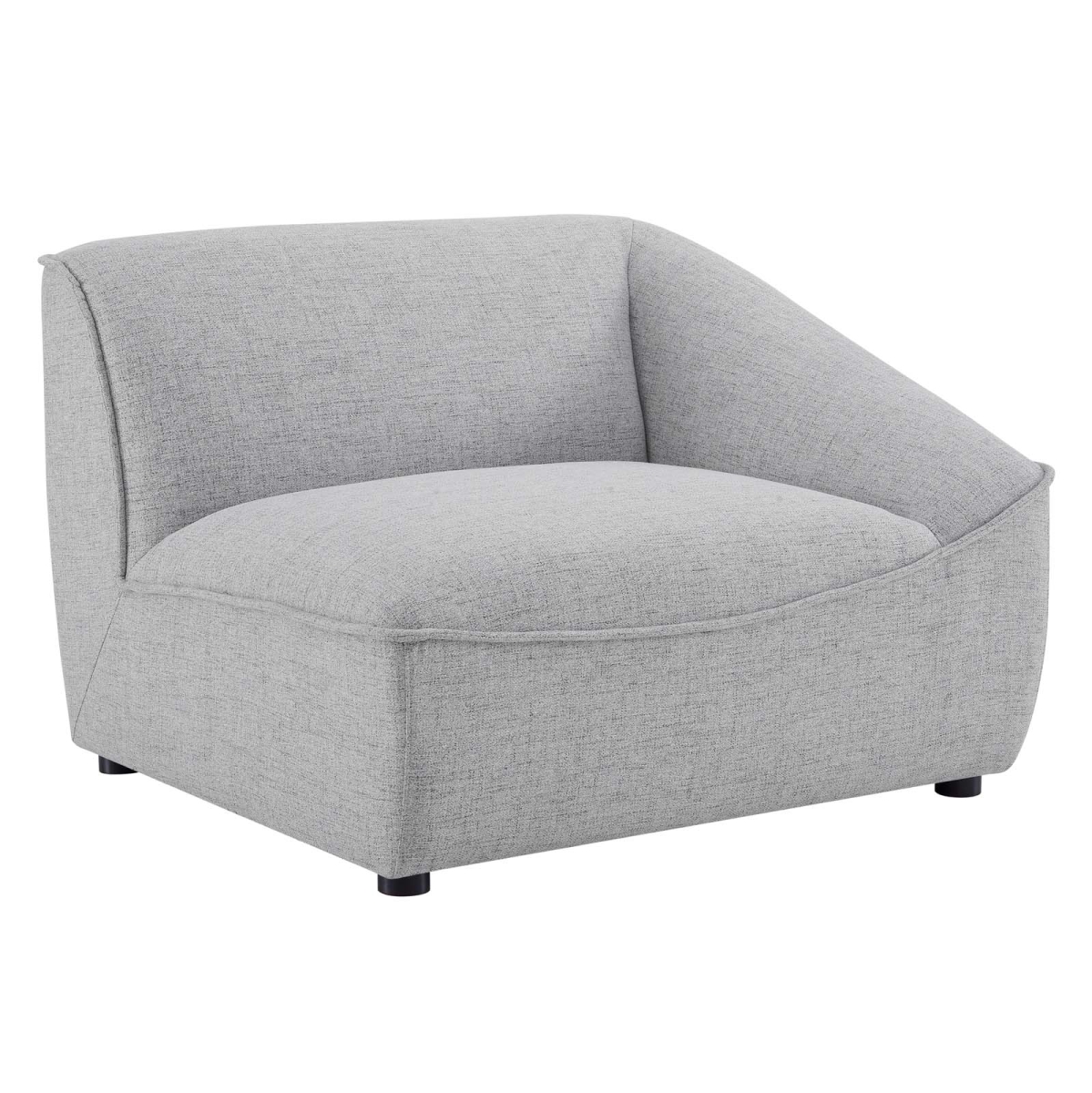 EEI-4416-LGR 41.5 x 37.5 x 28.5 in. Comprise Right-Arm Sectional Sofa Chair, Light Gray
