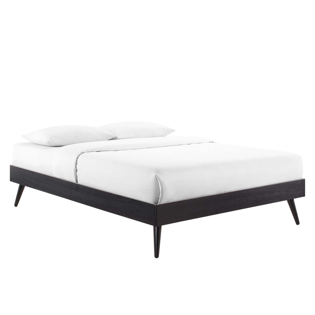 MOD-6230-BLK Margo Queen Size Wood Platform Bed Frame, Black