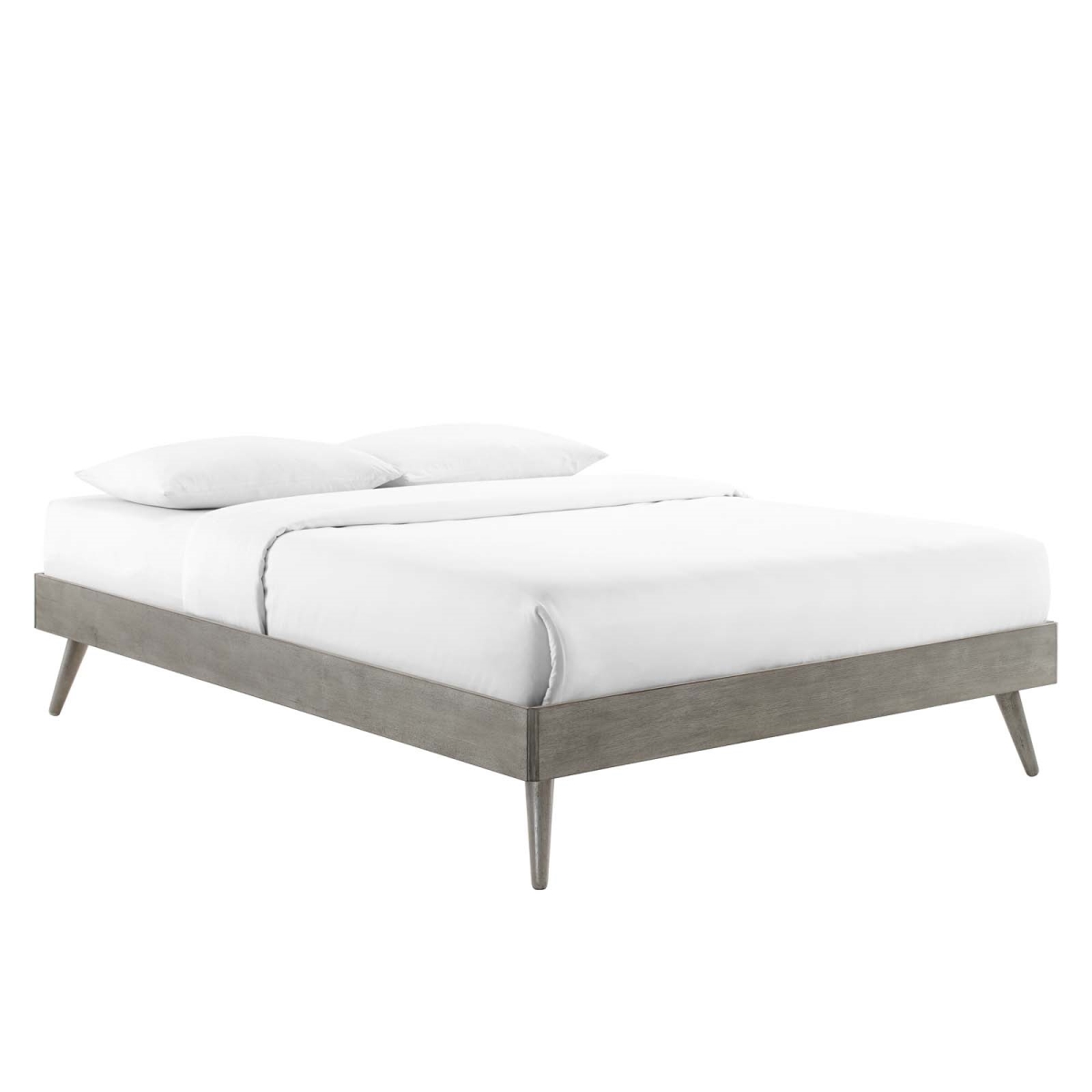 MOD-6231-GRY Margo King Size Wood Platform Bed Frame, Grey
