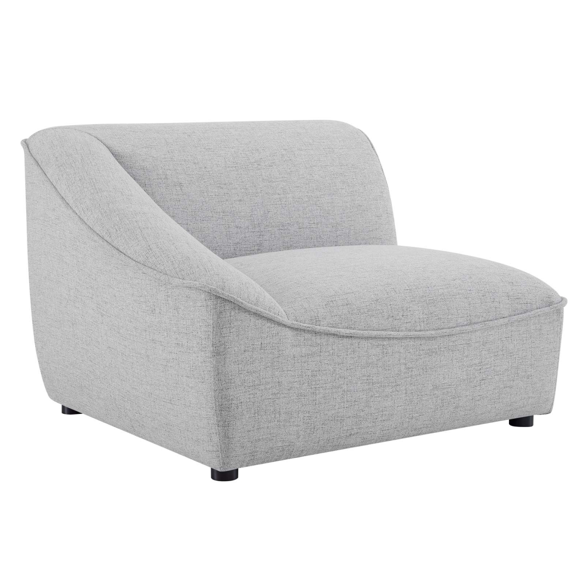 EEI-4415-LGR 41.5 x 37.5 x 28.5 in. Comprise Left Arm Sectional Sofa Chair, Light Gray