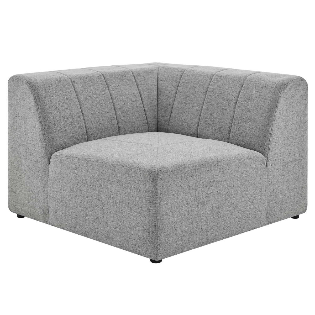 EEI-4402-LGR Bartlett Upholstered Fabric Corner Chair, Light Grey