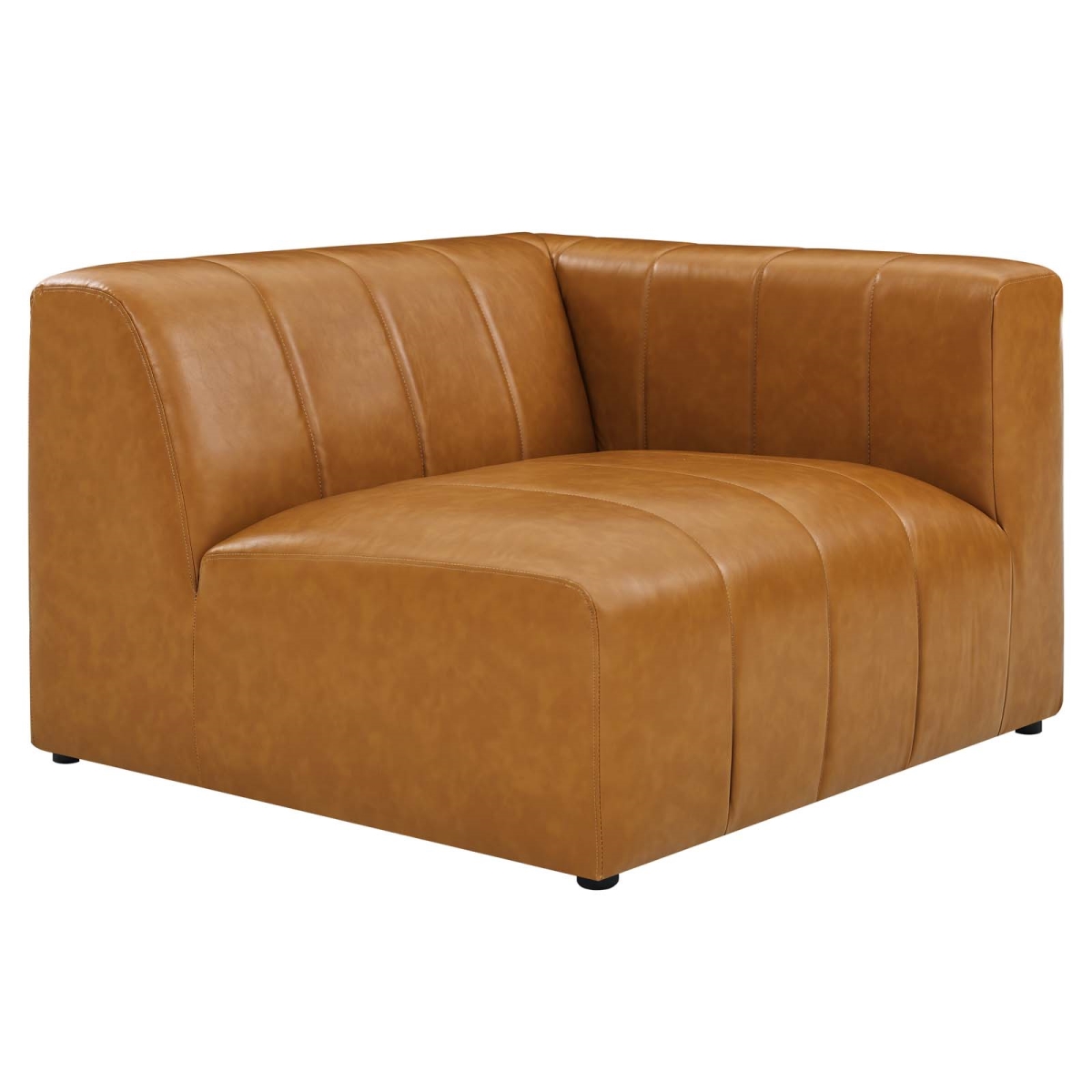 EEI-4395-TAN Bartlett Vegan Leather Right-Arm Chair, Tan