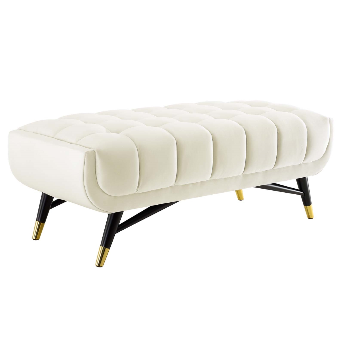 Picture of Modway Furniture EEI-4242-IVO 47.5 in. Adept Performance Velvet Bench&#44; Ivory