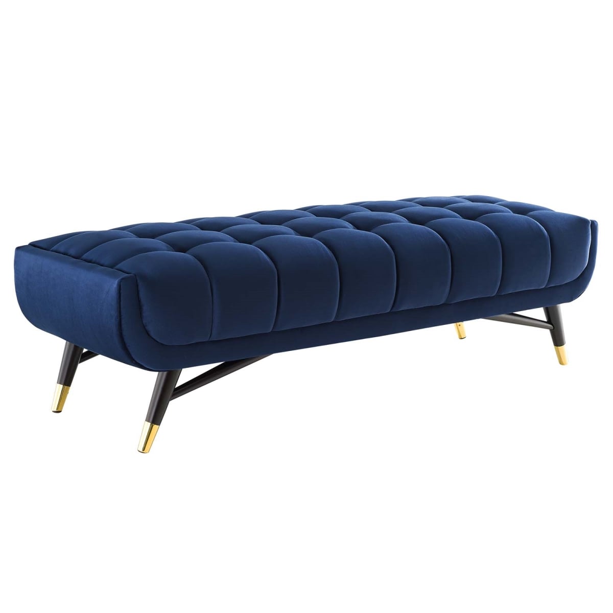 Adept Performance Velvet Bench - Midnight Blue
