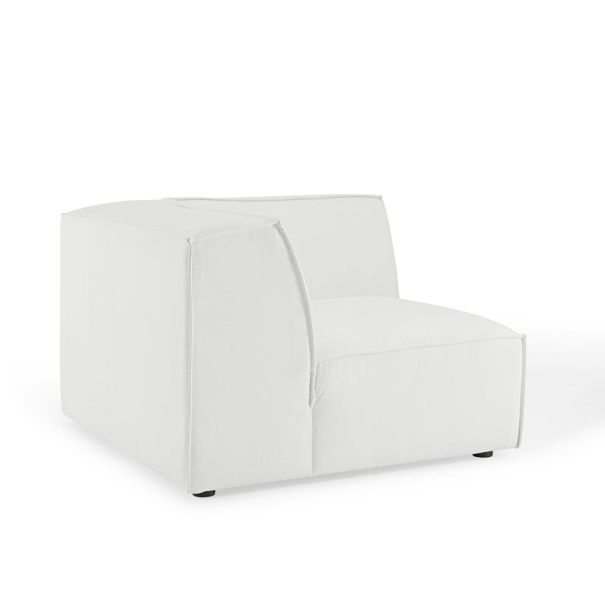 EEI-3871-WHI Restore Sectional Sofa Corner Chair, White
