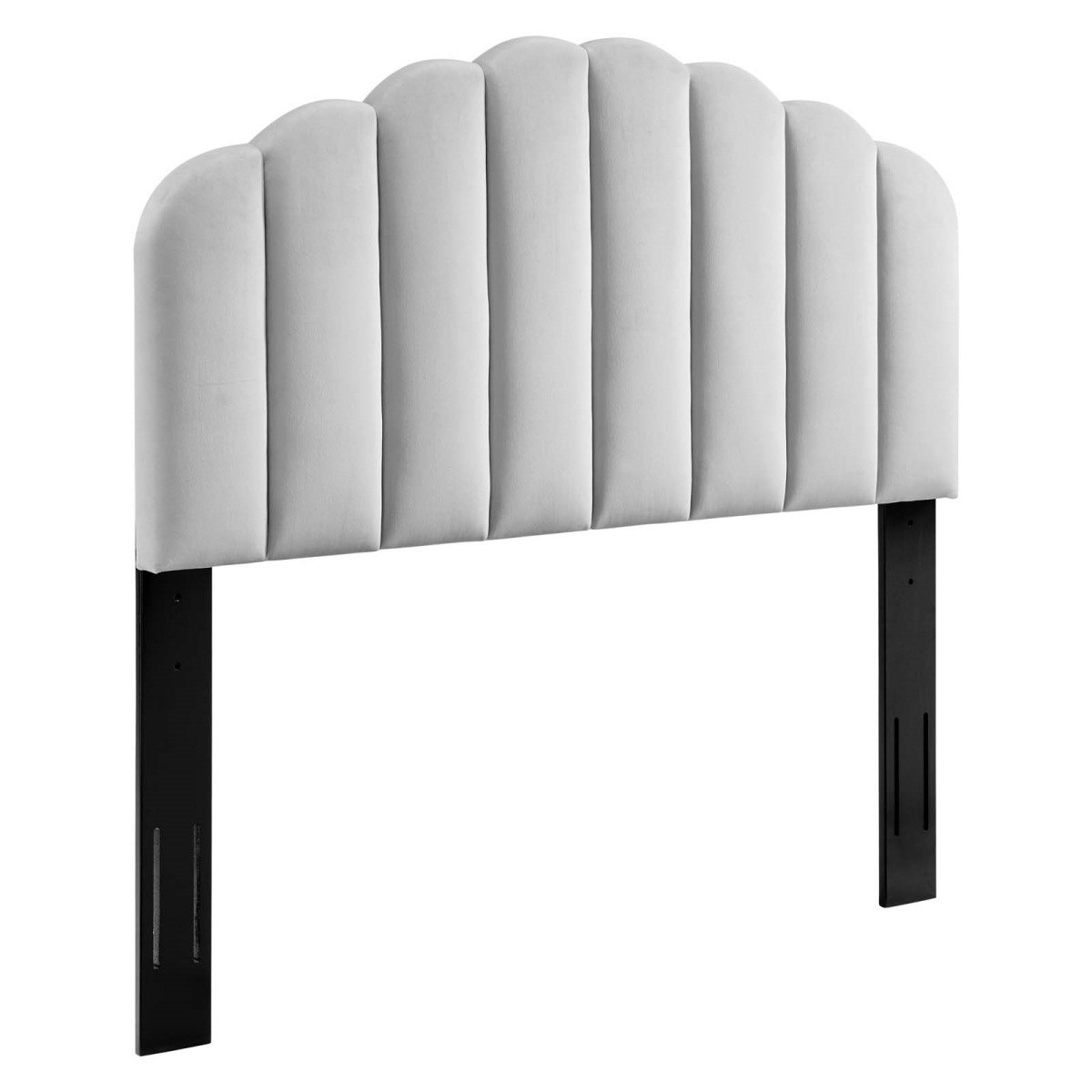 Veronique Performance Velvet Headboard - Light Gray - Full & Queen Size