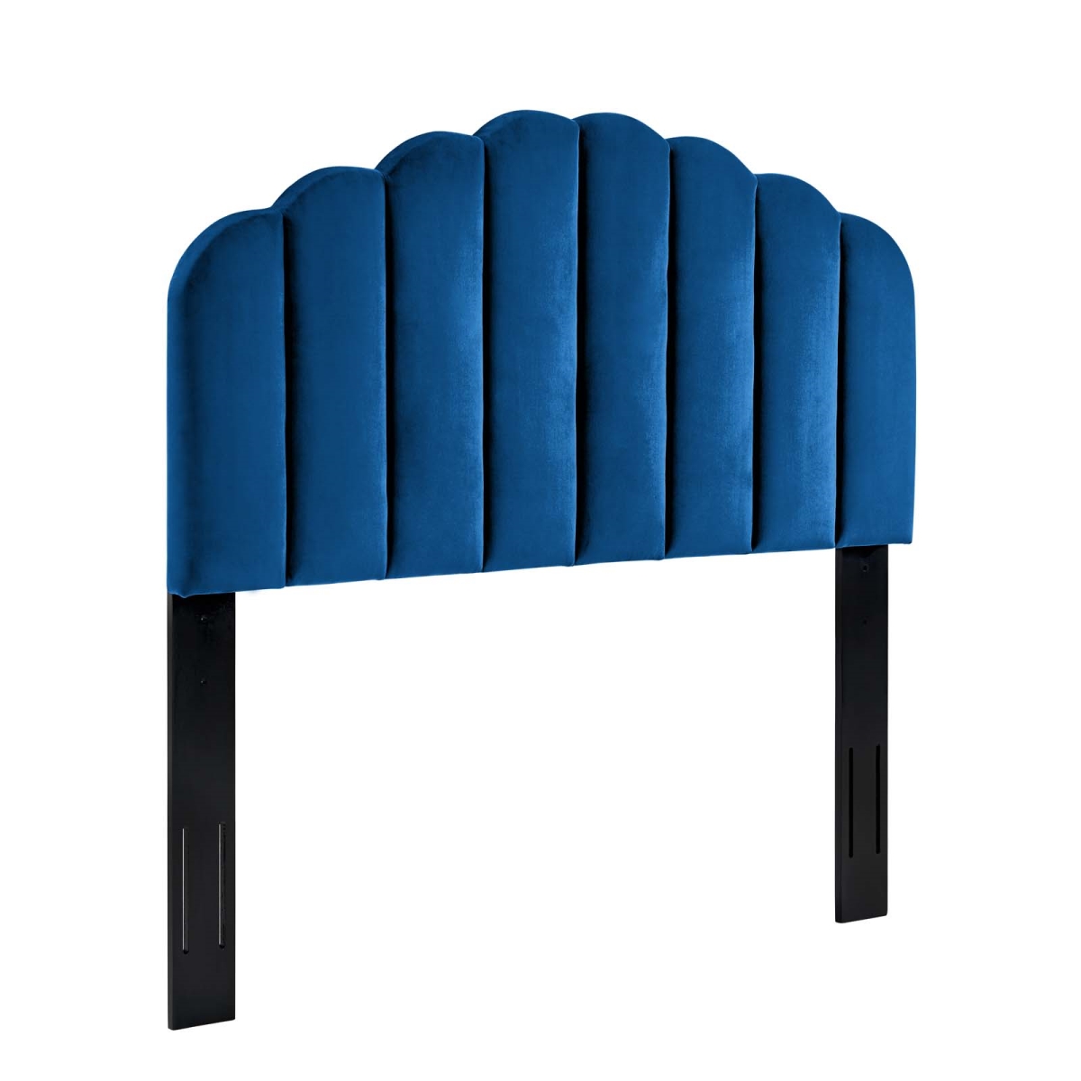 MOD-6207-NAV Veronique Performance Velvet Headboard, Navy - Full & Queen Size