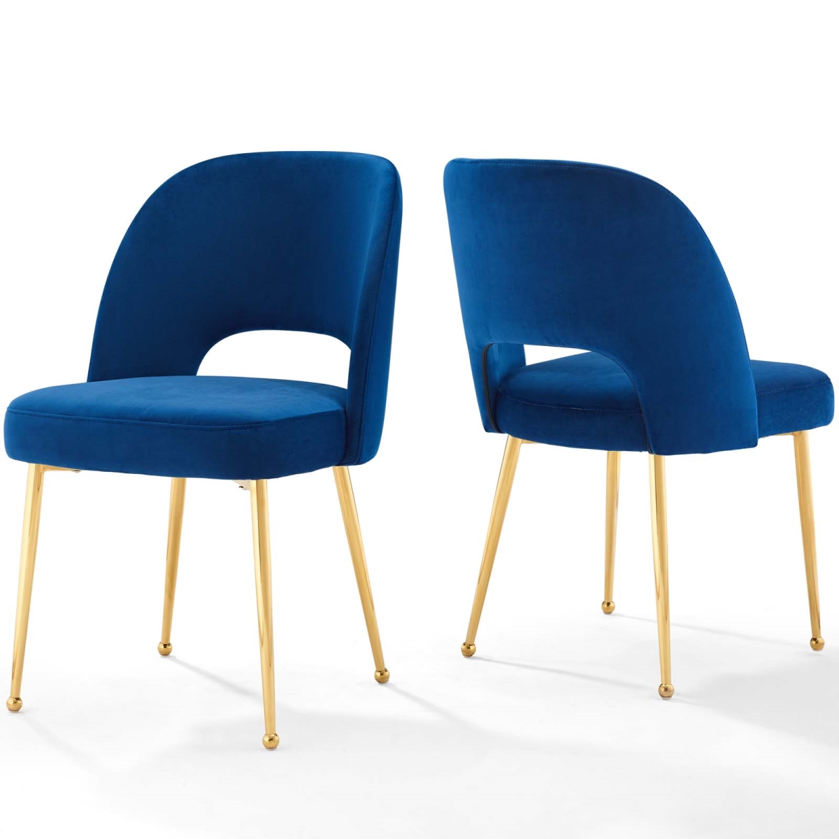 Rouse Dining Room Side Chair, Navy - Set of 2