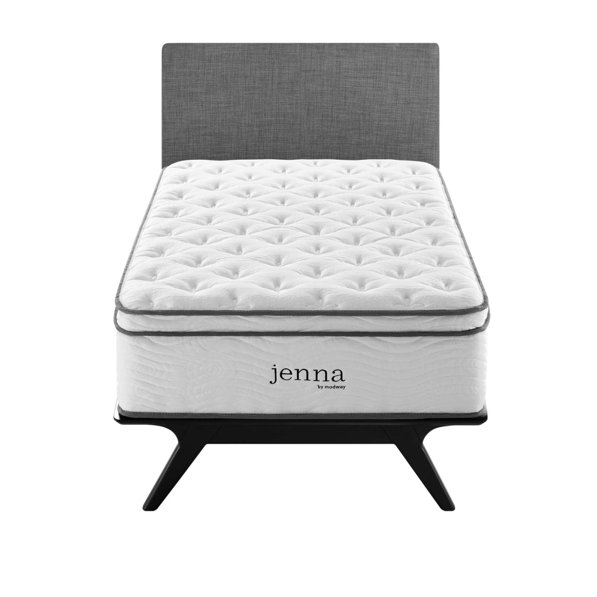 MOD-6082-WHI 14 in. Jenna Innerspring Mattress - Twin Size