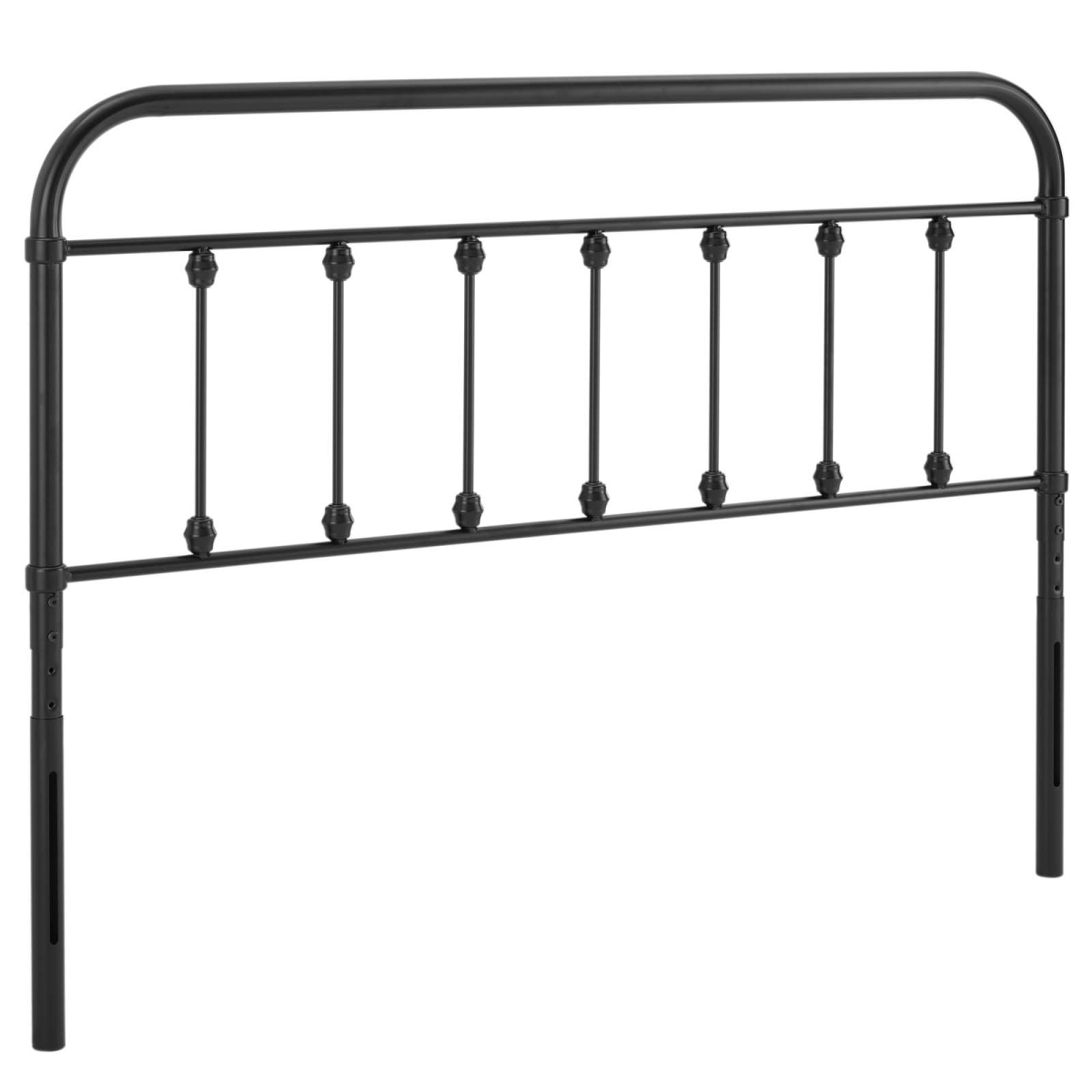 MOD-6154-BLK Sage Queen Metal Headboard, Black