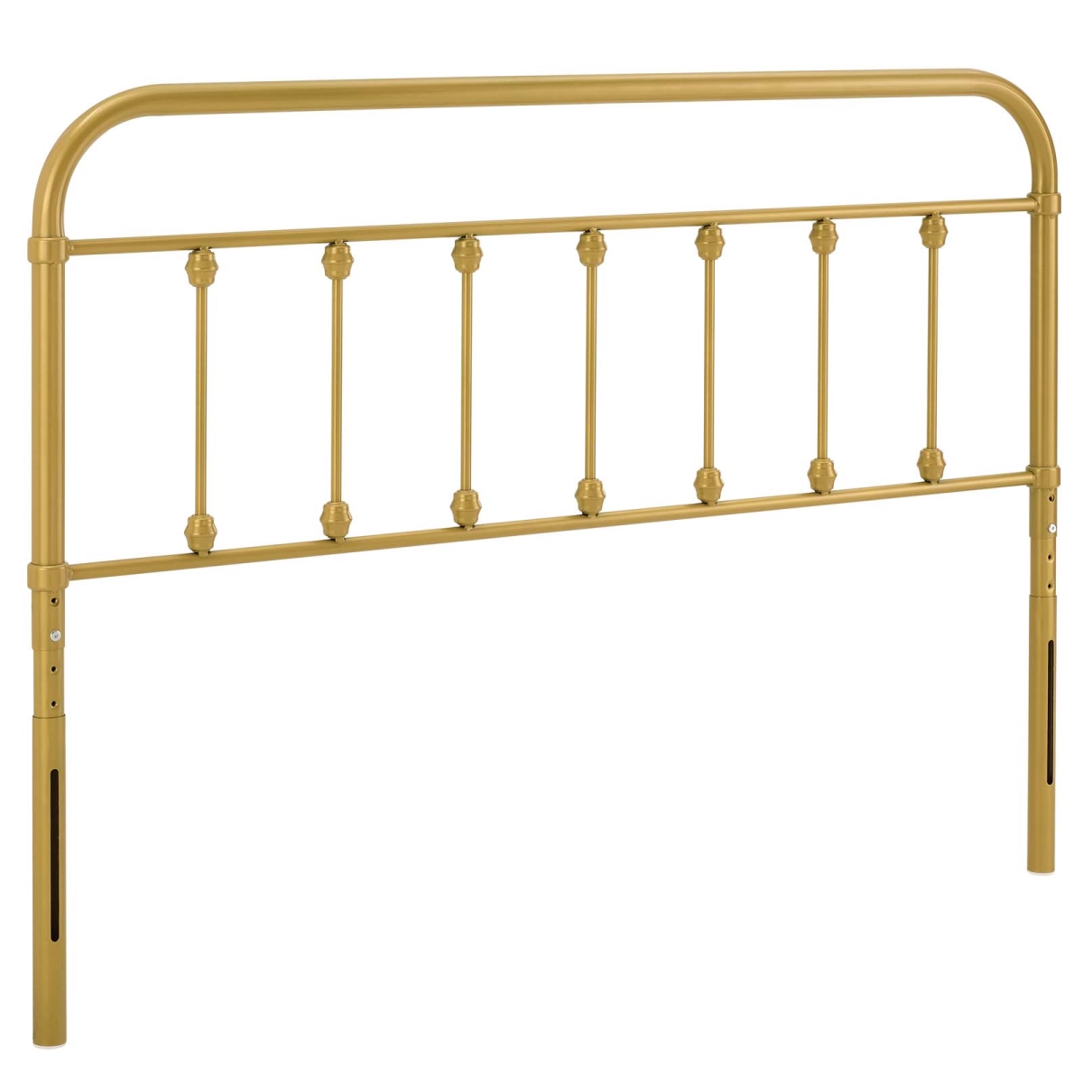 MOD-6154-GLD Sage Metal Headboard, Gold - Queen Size
