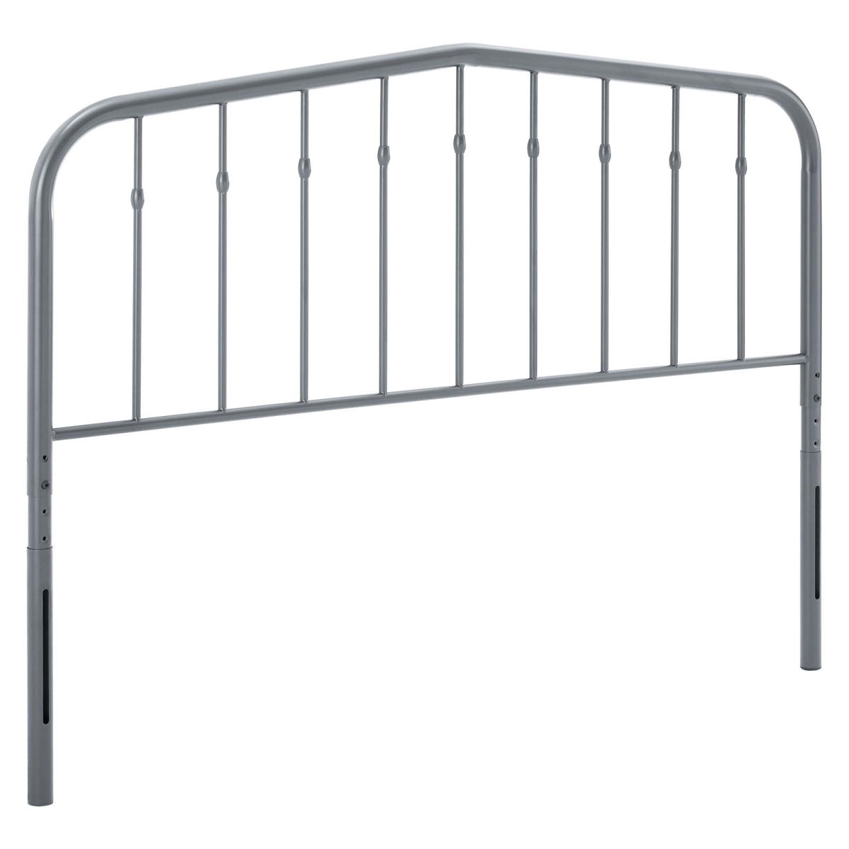 MOD-6165-GRY Lennon Full Size Metal Headboard, Gray