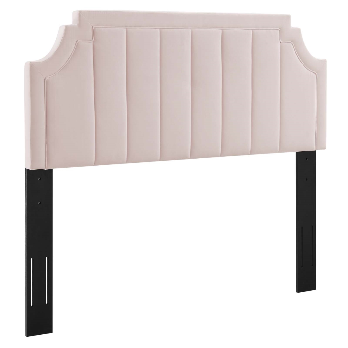 Picture of Modway Furniture MOD-6348-PNK Alyona Channel Tufted Performance Velvet Headboard&#44; Pink - King & California Size